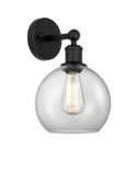 Sconces Single Glass by Innovations ( 405 | 616-1W-BK-G122-8 Edison ) 