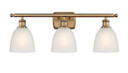 Bathroom Fixtures Three Lights by Innovations ( 405 | 516-3W-BB-G381 Ballston ) 