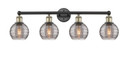 Bathroom Fixtures Four Lights by Innovations ( 405 | 616-4W-BAB-G1213-6SM Edison ) 