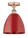Semi-Flush Mts. Glass Down by Innovations ( 405 | 616-1F-AC-MBD-9-RD Edison ) 