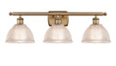Bathroom Fixtures Three Lights by Innovations ( 405 | 516-3W-BB-G422-LED Ballston ) 