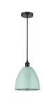Mini Pendants Glass Down by Innovations ( 405 | 616-1P-BK-MBD-9-SF Edison ) 