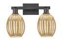 Bathroom Fixtures Two Lights by Innovations ( 405 | 716-2W-BK-G459-6ME Arcadia ) 