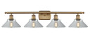 Bathroom Fixtures Four Lights by Innovations ( 405 | 516-4W-BB-G132-LED Ballston ) 