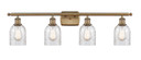 Bathroom Fixtures Four Lights by Innovations ( 405 | 516-4W-BB-G259 Ballston ) 