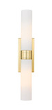 Bathroom Fixtures Cylindrical / Linear by Innovations ( 405 | 617-2W-SG-G617-11WH Downtown Urban ) 