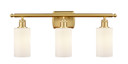 Bathroom Fixtures Three Lights by Innovations ( 405 | 516-3W-SG-G801 Ballston ) 