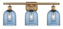 Bathroom Fixtures Three Lights by Innovations ( 405 | 516-3W-BB-G558-6BL Ballston ) 