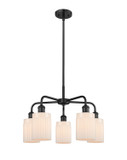 Mid. Chandeliers Glass Down by Innovations ( 405 | 516-5CR-BK-G341 Ballston ) 
