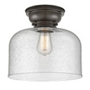 Flush Mounts Glass Down by Innovations ( 405 | 623-1F-OB-G74-L-LED Franklin Restoration ) 