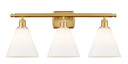 Bathroom Fixtures Three Lights by Innovations ( 405 | 516-3W-SG-GBC-81 Ballston ) 