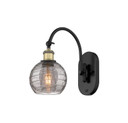 Sconces Single Glass by Innovations ( 405 | 518-1W-BAB-G1213-6SM Ballston ) 