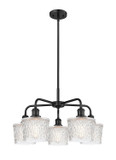 Mid. Chandeliers Glass Down by Innovations ( 405 | 516-5CR-BK-G402 Ballston ) 