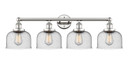 Bathroom Fixtures Four Lights by Innovations ( 405 | 616-4W-PN-G74 Edison ) 