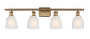 Bathroom Fixtures Four Lights by Innovations ( 405 | 516-4W-BB-G441 Ballston ) 
