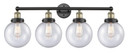 Bathroom Fixtures Four Lights by Innovations ( 405 | 616-4W-BAB-G204-8 Edison ) 