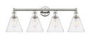 Bathroom Fixtures Four Lights by Innovations ( 405 | 616-4W-PN-GBC-84 Edison ) 