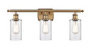 Bathroom Fixtures Three Lights by Innovations ( 405 | 516-3W-BB-G802-LED Ballston ) 