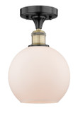 Semi-Flush Mts. Glass Down by Innovations ( 405 | 616-1F-BAB-G121-8 Edison ) 