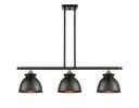 Linear/Island 3 Light Bar by Innovations ( 405 | 516-3I-BAB-M14-BK Ballston ) 