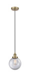 Mini Pendants Glass Down by Innovations ( 405 | 616-1PH-AB-G202-8 Edison ) 