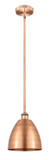 Mini Pendants Metal Shade by Innovations ( 405 | 616-1S-AC-MBD-9-AC Edison ) 