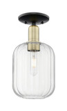 Semi-Flush Mts. Glass Down by Innovations ( 405 | 716-1C-BAB-G460-7ME Arcadia ) 
