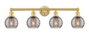 Bathroom Fixtures Four Lights by Innovations ( 405 | 616-4W-SG-G1213-6SM Edison ) 