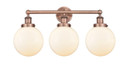 Bathroom Fixtures Three Lights by Innovations ( 405 | 616-3W-AC-G201-8 Edison ) 