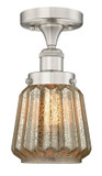 Semi-Flush Mts. Glass Down by Innovations ( 405 | 616-1F-SN-G146 Edison ) 