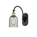 Sconces Single Glass by Innovations ( 405 | 518-1W-BAB-G257 Ballston ) 
