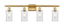 Bathroom Fixtures Four Lights by Innovations ( 405 | 516-4W-SG-G804 Ballston ) 