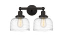 Bathroom Fixtures Two Lights by Innovations ( 405 | 616-2W-OB-G713 Edison ) 