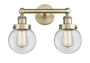 Bathroom Fixtures Two Lights by Innovations ( 405 | 616-2W-AB-G202-6 Edison ) 