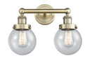 Bathroom Fixtures Two Lights by Innovations ( 405 | 616-2W-AB-G204-6 Edison ) 
