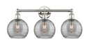 Bathroom Fixtures Three Lights by Innovations ( 405 | 616-3W-PN-G1213-8SM Edison ) 