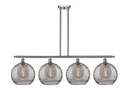 Linear/Island 4 Light + by Innovations ( 405 | 516-4I-SN-G1213-12SM Ballston ) 
