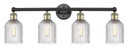 Bathroom Fixtures Four Lights by Innovations ( 405 | 616-4W-BAB-G559-5CL Edison ) 