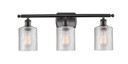 Bathroom Fixtures Three Lights by Innovations ( 405 | 516-3W-BK-G112-LED Ballston ) 
