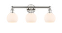 Bathroom Fixtures Three Lights by Innovations ( 405 | 616-3W-PN-G121-6 Edison ) 