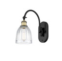 Sconces Single Glass by Innovations ( 405 | 518-1W-BAB-G442 Ballston ) 