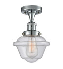 Semi-Flush Mts. Glass Down by Innovations ( 405 | 517-1CH-PC-G534-LED Franklin Restoration ) 