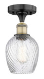Semi-Flush Mts. Glass Down by Innovations ( 405 | 616-1F-BAB-G292 Edison ) 