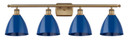Bathroom Fixtures Four Lights by Innovations ( 405 | 516-4W-BB-MBD-75-BL Ballston ) 