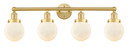 Bathroom Fixtures Four Lights by Innovations ( 405 | 616-4W-SG-G201-6 Edison ) 