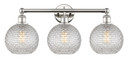Bathroom Fixtures Three Lights by Innovations ( 405 | 616-3W-PN-G122C-8CL Edison ) 