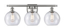 Bathroom Fixtures Three Lights by Innovations ( 405 | 516-3W-SN-G124-8-LED Ballston ) 