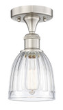 Semi-Flush Mts. Glass Down by Innovations ( 405 | 616-1F-SN-G442 Edison ) 