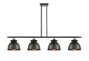 Linear/Island 4 Light + by Innovations ( 405 | 516-4I-BAB-M14-BK-LED Ballston ) 