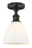 Semi-Flush Mts. Glass Down by Innovations ( 405 | 616-1F-OB-GBD-751 Edison ) 